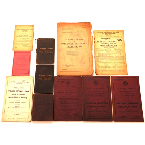 981 - Instruction booklets, MR and LMS, a variety, as shown.