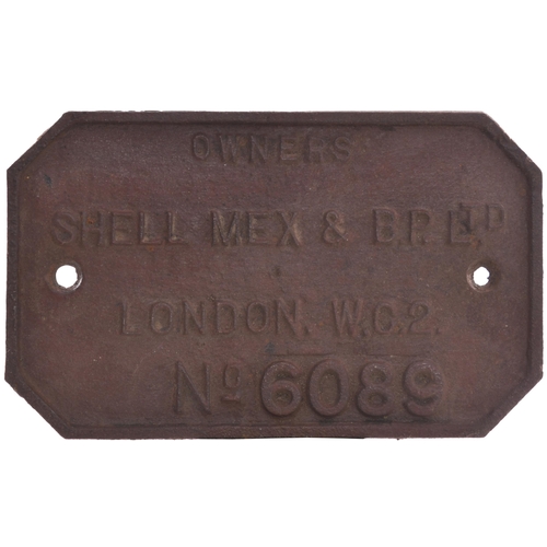 982 - Wagonplates, Shell, Cambrian, LNER HD, BR Internal. (4)