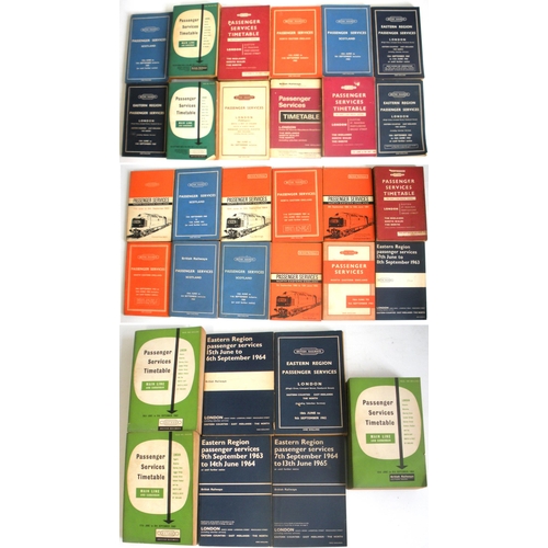 991 - BR Regional Timetables, quantity.