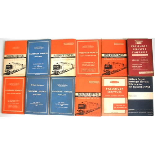 991 - BR Regional Timetables, quantity.