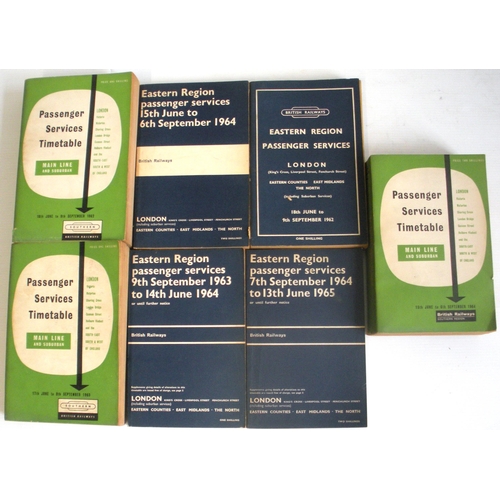 991 - BR Regional Timetables, quantity.