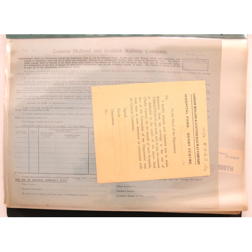 995 - Handbills, labels, paperwork (3 Vols).