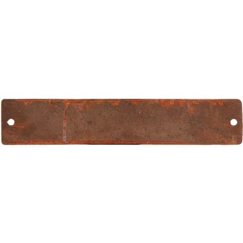 998 - Builders plate, RINGHOFFER WERKE, SMICHOW, 91839, 1916, probably from a coach, cast iron, 12½