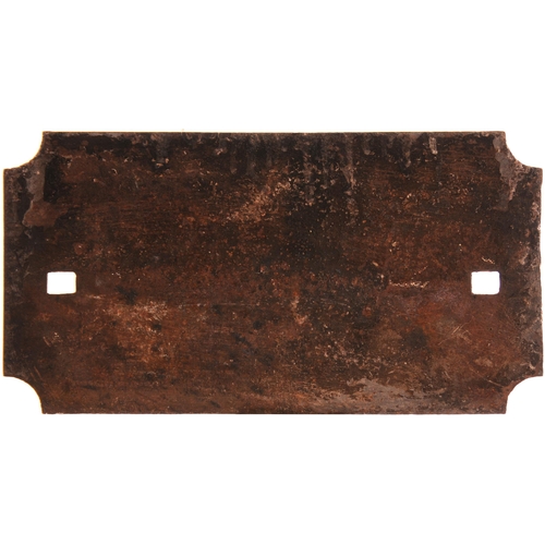 157 - A wagonplate, MIDLAND BRAKE, 1069, cast iron, 13½