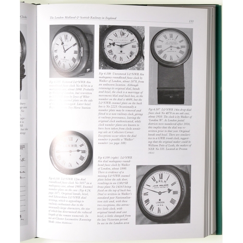 229 - A book, RAILWAY CLOCKS, Ian P Lyman, Mayfield, 2004, 359 pp, hardback with dust jacket. (Postage Ban... 