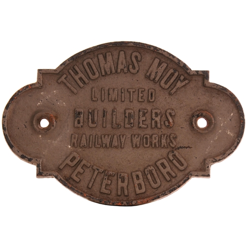 231 - A wagonplate, THOMAS MOY LIMITED, BUILDERS, RAILWAY WORKS ...