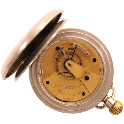 240 - A GWR pocket watch, by Rotherhams, London, the back clearly engraved GWR 2515, runs when wound. (Pos... 