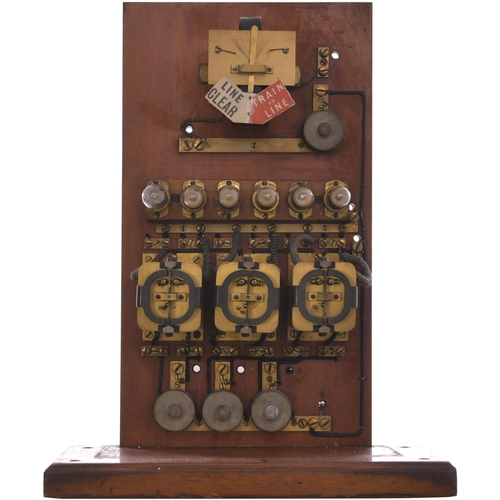 319 - A GWR permissive block instrument, a unique design  produced at the GWR's Reading signal works and u... 