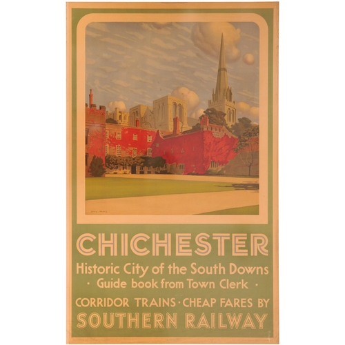 350 - A Southern Railway double royal poster, CHICHESTER, HISTORIC CITY OF THE SOUTH DOWNS, by Chas Pears,... 