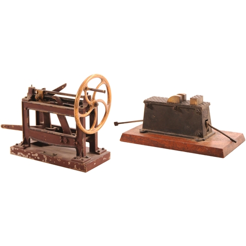 38 - A pair of signalling demonstration models, of Railway Signal Company design, possible of GNR origin.... 