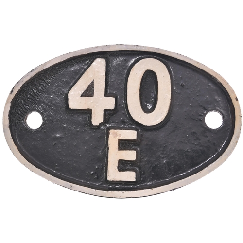 428 - A shedplate, 40E, Langwith Junction (1948-July 1958), Colwick, (July 1958-January 1966, when it beca... 