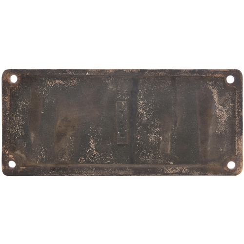 443 - A Turkish locomotive numberplate, from a Std Gauge 2-8-0 Turkish Rlys (TCDD) WW2-supply type S160 bu... 