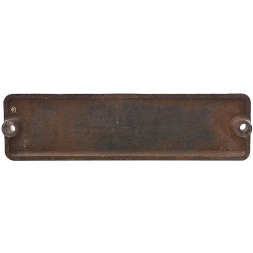 50 - A smokebox numberplate, 30317, from a London & South Western Railway 700 Goods Class 0-6-0 No 706 bu... 