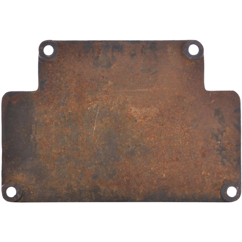 56 - A smokebox numberplate, BIB, 289, Cast iron, 13