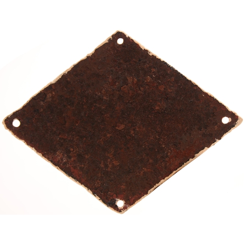 93 - A wagonplate, RECONSTRUCTED BY S.E. STEVENS, DONCASTER, cast iron, 10¾