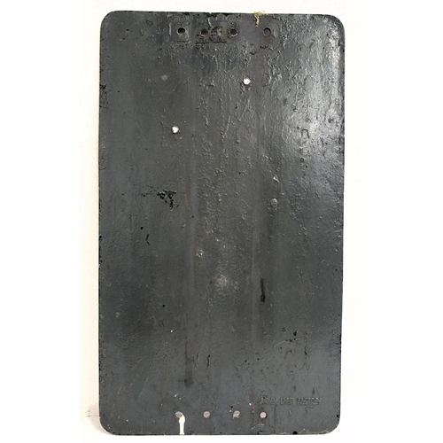 112 - Original cast alloy road sign 