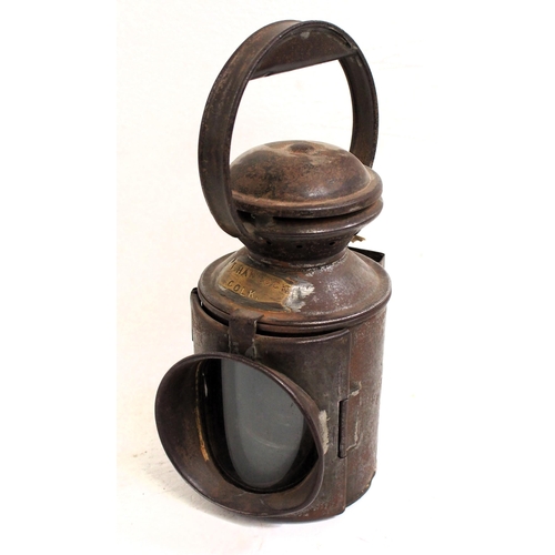 117 - London North Eastern Railway (GC pattern) 3 handlamp handlamp, brass plated 