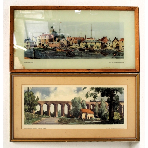 118 - British Railways framed & glazed carriage prints - 