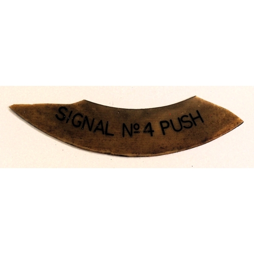 122 - Signal box items - SR C/I lever plates inc. 146 