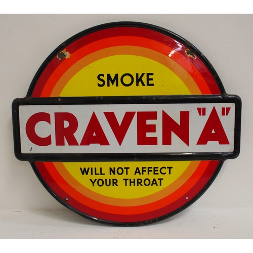 137 - Enamel advertising sign 