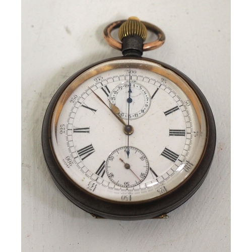 192 - Great Western Railway chronograph stop watch rear case engraving 