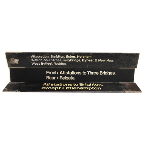 205 - British Rail (Southern) double sided finger departure boards - 