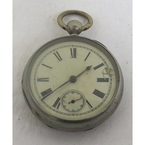 228 - Midland Railway pocket watch, rear engraved 