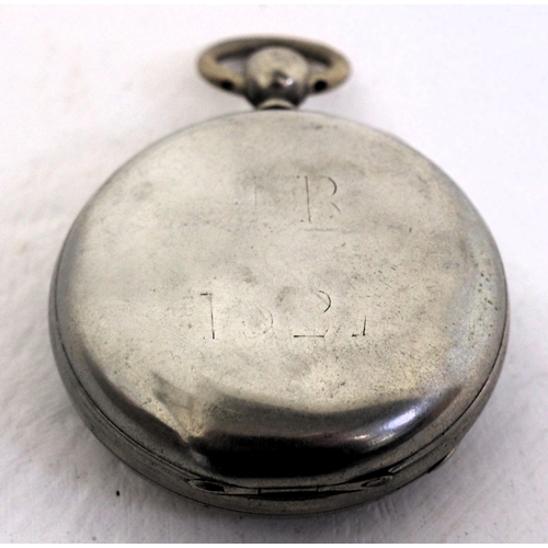 228 - Midland Railway pocket watch, rear engraved 