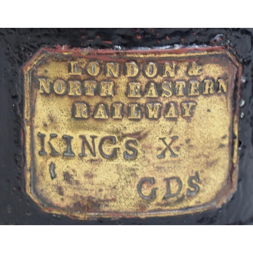 265 - London North Eastern Railway 4 aspect handlamp brass plated 