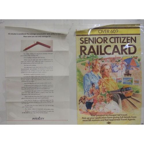 290 - Large quantity of rolled BR posters approx. 20. (Dispatch by Mailboxes/Collect from Banbury Depot)