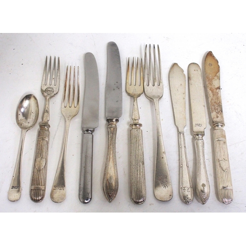 291 - Selection of silverplated cutlery - LNWR, LNER, LMS Hotels, GER. (10) (Dispatch by Mailboxes/Collect... 