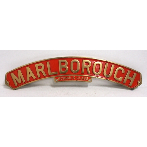 311 - Reproduction full size cast brass nameplate 