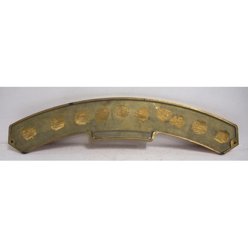 311 - Reproduction full size cast brass nameplate 