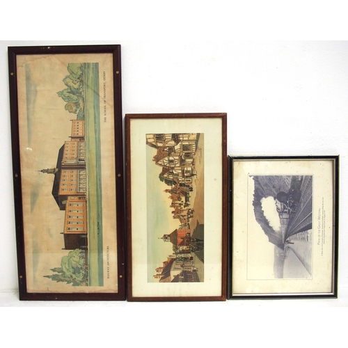 327 - British Railways framed & glazed carriage prints - 