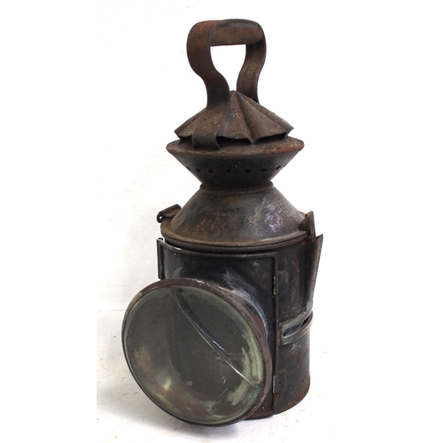 329 - Great Eastern Railway sliding knob handlamp cone stamped 