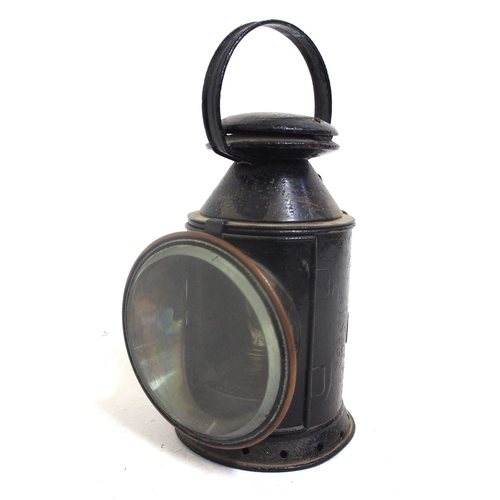 349 - London North Western Railway 3 aspect handlamp stamped 