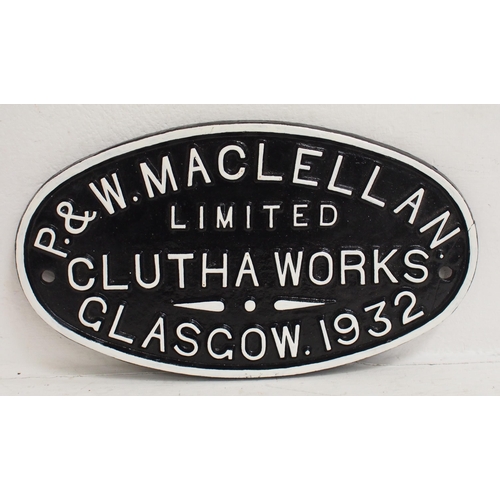 352 - P&W MACLELLAND Ltd Clutha Works Glasgow 1932, repair to R/H bolt hole area. (Dispatch by Mailboxes/C... 