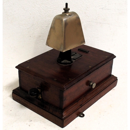 353 - Great Western Railway signal box block bell, excellent condition. (Dispatch by Mailboxes/Collect fro... 