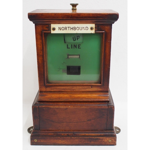 368 - Metropolitan Railway (not GWR) Spagnoletti non-pegger block indicator plated 