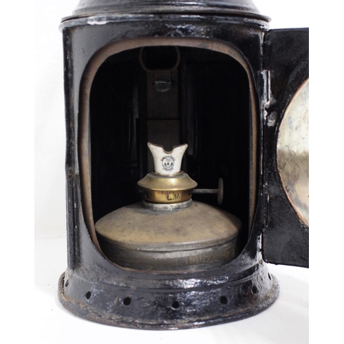 388 - London North Western Railway 3 aspect handlamp brass plated 