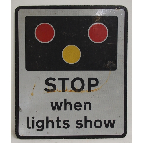 504 - Warning lights crossing notice, 33