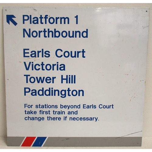 508 - British Rail Network South East station sign 