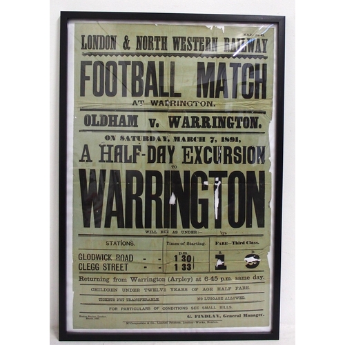 532 - London North Western Railway framed & glazed poster 