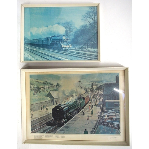 569 - Framed & glazed prints etc including 