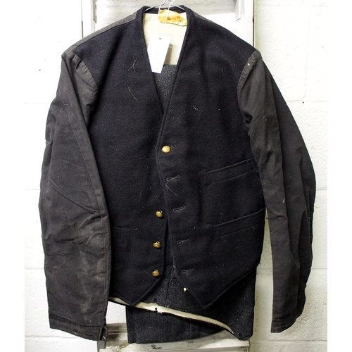 592 - London North Eastern Railway woollen uniform waistcoat with winking eye buttons, 16