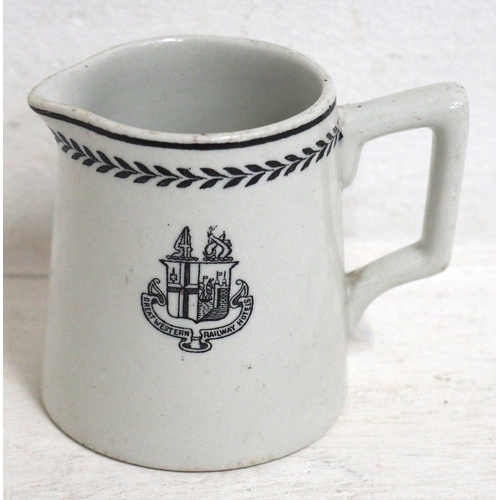 595 - Great Western Railway china milk jug (Ashworth) 3