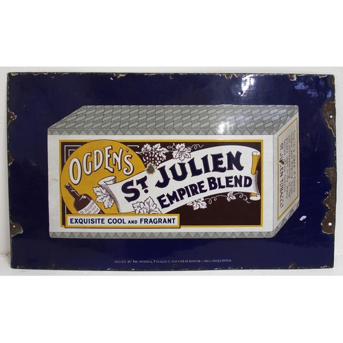 61 - Enamel advertising sign 