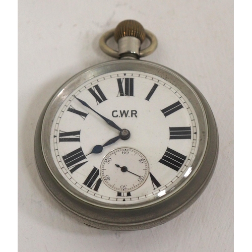 62 - Great Western Railway pocket watch rear engraved 