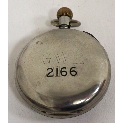 62 - Great Western Railway pocket watch rear engraved 