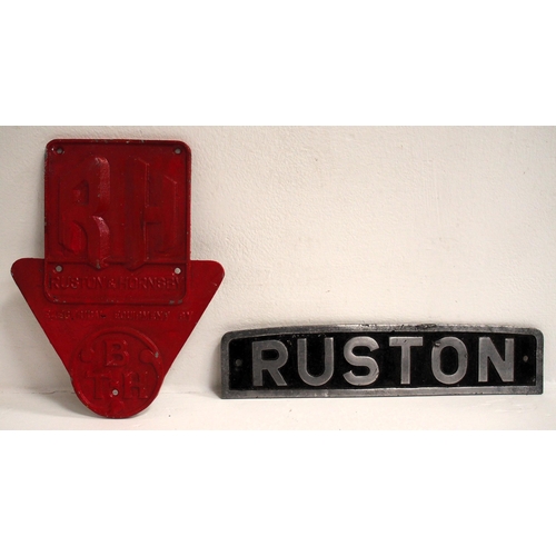 91 - Diesel locomotive plates - 